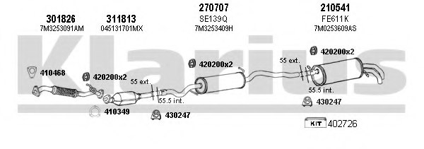 KLARIUS 790293E Exhaust System